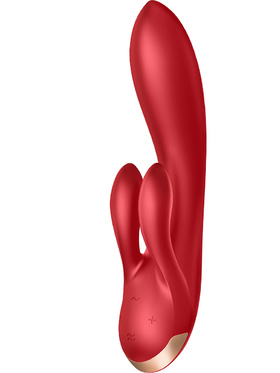 Satisfyer Connect: Double Flex Vibrator, röd