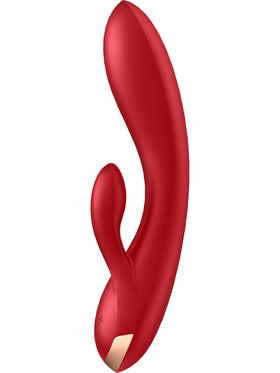 Satisfyer Connect: Double Flex Vibrator, röd