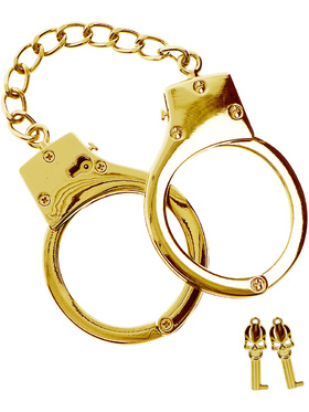 Taboom: Gold Plated BDSM Handcuffs