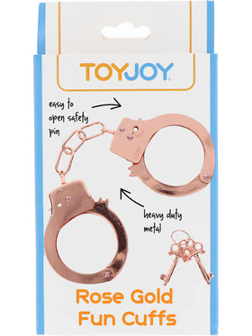 Toy Joy: Metal Fun Cuffs, roséguld