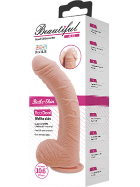 Beautiful Alex: Realistisk Dildo med Sugpropp, 28 cm