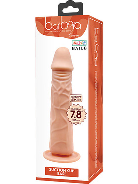 Barbara Calvin: Realistisk Dildo med Sugpropp, 20 cm