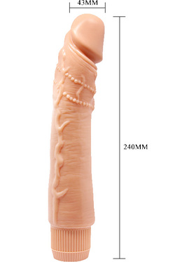 Barbara Dybbuk: Realistisk Multi-Speed Vibrator, 24 cm