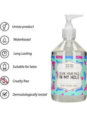 S-Line: Anal Lube, Slide Your Pole In My Hole, 500 ml