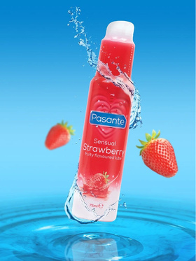 Pasante: Sensual Strawberry, Fruity Flavoured Lube, 75 ml