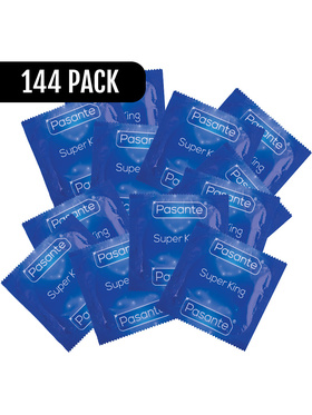 Pasante Super King: Kondomer, 144-pack