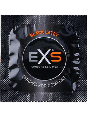 EXS Black Latex: Kondomer, 12-pack