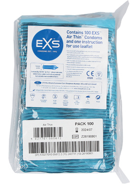 EXS Air Thin: Kondomer, 100-pack