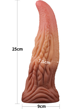 LoveToy: Dual-Layered Silicone Tongue, 25 cm