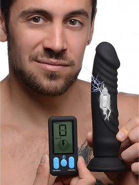 E-Stim Pro: E-Stim + Vibrating Dildo with Remote