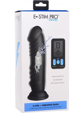 E-Stim Pro: E-Stim + Vibrating Dildo with Remote