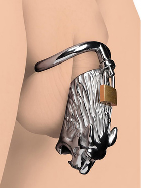 XR Master Series: Tiger King, Locking Chastity Cage