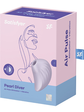 Satisfyer: Pearl Diver, Air Pulse Stimulator + Vibration, lila