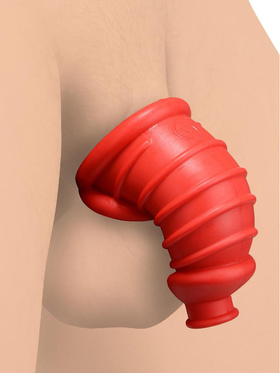 XR Master Series: Red Chamber, Silicone Chastity Cage
