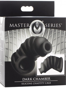 XR Master Series: Dark Chamber, Silicone Chastity Cage