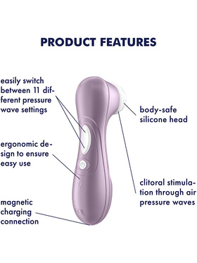 Satisfyer: Pro 2 Generation 2, Air Pulse Stimulator, lila