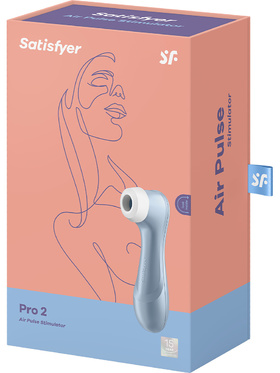 Satisfyer: Pro 2 Generation 2, Air Pulse Stimulator, blå