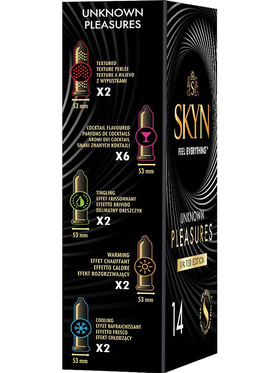 Manix Skyn: Unknown Pleasures Kondomer, 14-pack