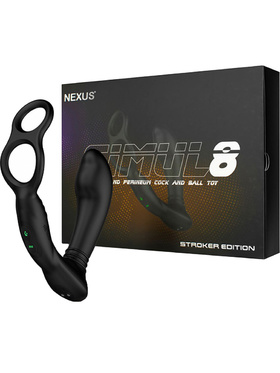 Nexus: Simul8, Dual Anal & Perineum Cock & Ball Toy, Stroker Edition