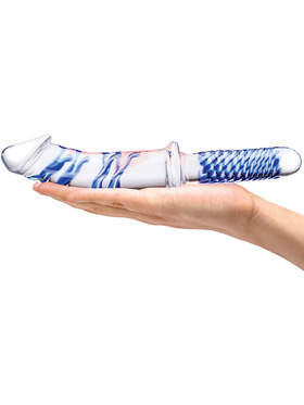 Gläs: Realistic, Double Ended Glass Dildo with Handle