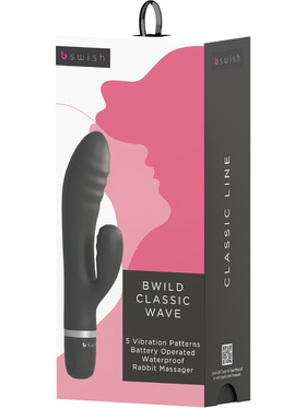B Swish: Bwild Classic Wave Vibrator, svart