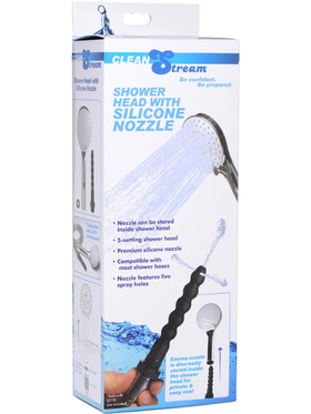 CleanStream: Shower Head with Silicone Nozzle