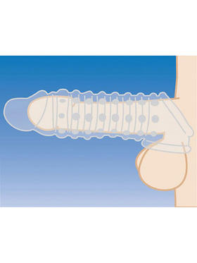 Size Matters: Penis Enhancer Sleeve + 4 cm, transparent