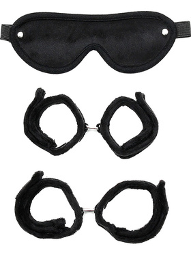 Rimba: Soft Bondage Set, Cuffs & Blindfold
