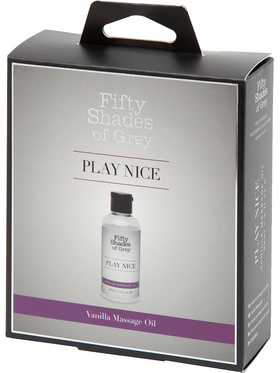 Fifty Shades of Grey: Play Nice, Vanilla Massage Oil, 90 ml