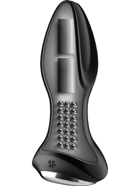 Satisfyer Connect: Rotator Plug 2+, Plug Vibrator, svart