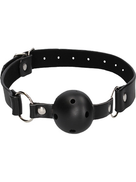 Ouch!: Breathable Ball Gag With Nipple Clamps