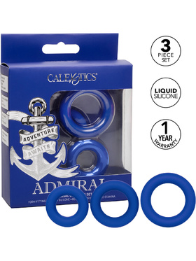 California Exotic: Admiral, Universal Cock Ring Set