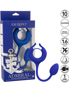 California Exotic: Admiral, Plug & Play Weighted Cock Ring