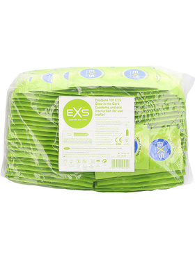 EXS Glow in the Dark: Kondomer, 100-pack