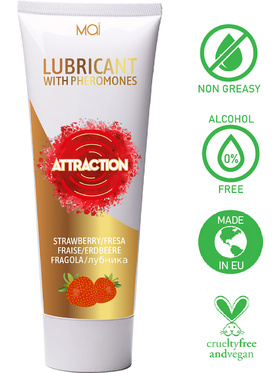 Mai Attraction: Lubricant with Pheromone, Strawberry, 75 ml