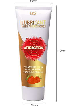 Mai Attraction: Lubricant with Pheromone, Strawberry, 75 ml