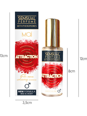 Mai Attraction: Sensual Men Perfume with Pheromones, 30 ml