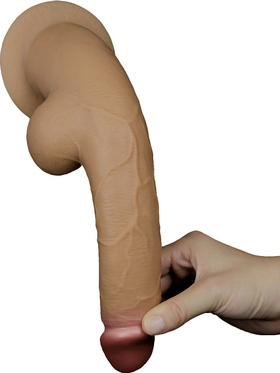 LoveToy: Dual-Layered Silicone Handle Cock, 25 cm