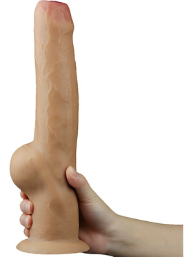 LoveToy: Dual-Layered Silicone Handle Cock, 28 cm