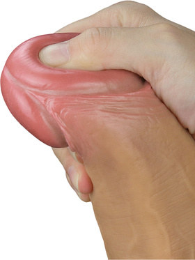 LoveToy: Dual-Layered Silicone Handle Cock, 30 cm