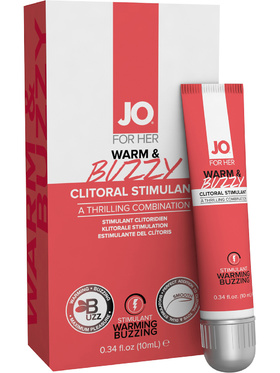 System JO for Her: Warm & Buzzy, Clitoral Stimulant