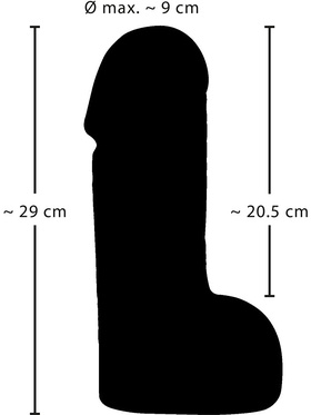 Realistixxx: Real Giant Dildo, 29 cm
