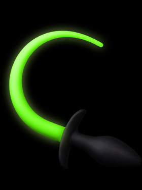 Ouch! Glow in the Dark: Silicone Puppy Tail Plug