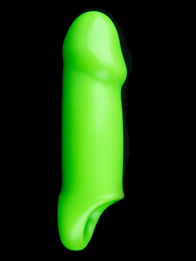 Ouch! Glow in the Dark: Smooth Thick Stretchy Penis Sleeve