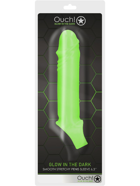 Ouch! Glow in the Dark: Smooth Stretchy Penis Sleeve