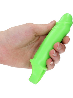 Ouch! Glow in the Dark: Smooth Stretchy Penis Sleeve