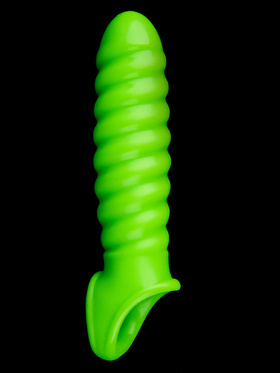 Ouch! Glow in the Dark: Swirl Stretchy Penis Sleeve