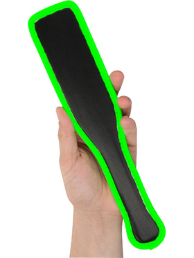 Ouch! Glow in the Dark: Bonded Leather Paddle