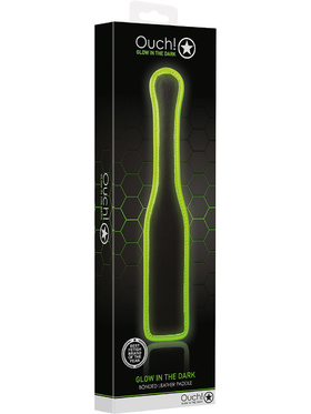 Ouch! Glow in the Dark: Bonded Leather Paddle