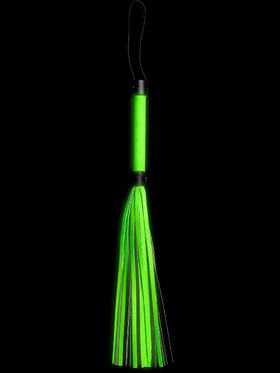 Ouch! Glow in the Dark: Bonded Leather Flogger